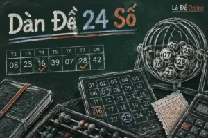Dàn đề 24 số là một nhóm gồm 24 con số hai chữ số