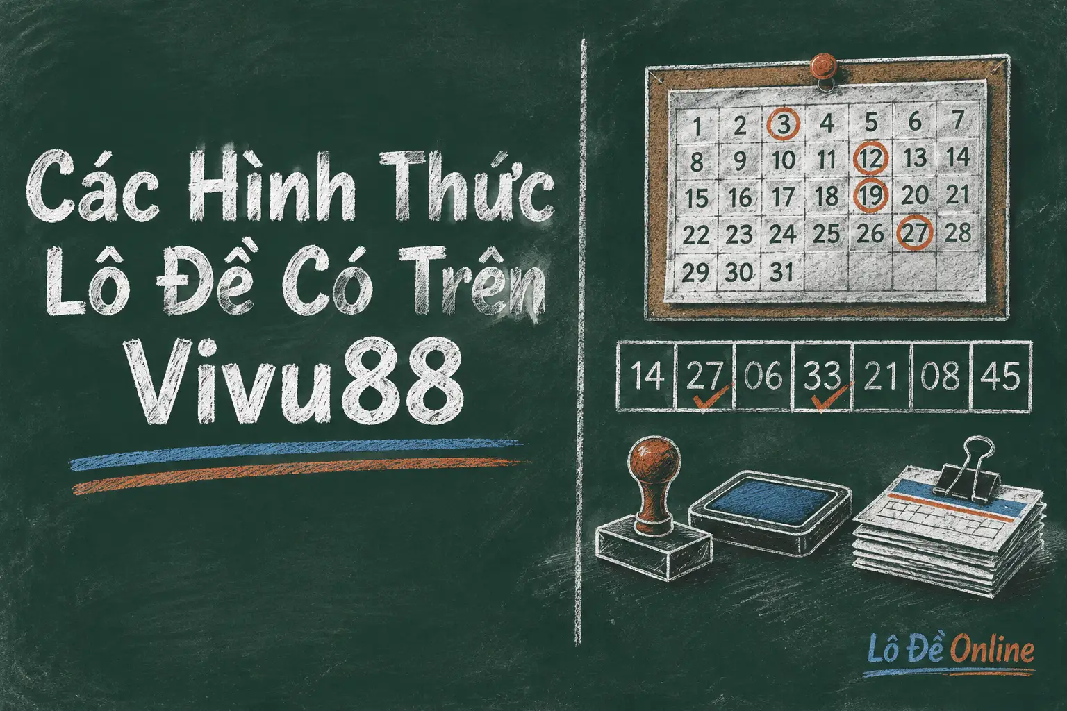 Sảnh chơi xổ số tại Vivu88 cung cấp đầy đủ các hình thức cược theo kết quả xổ số kiến thiết Việt Nam